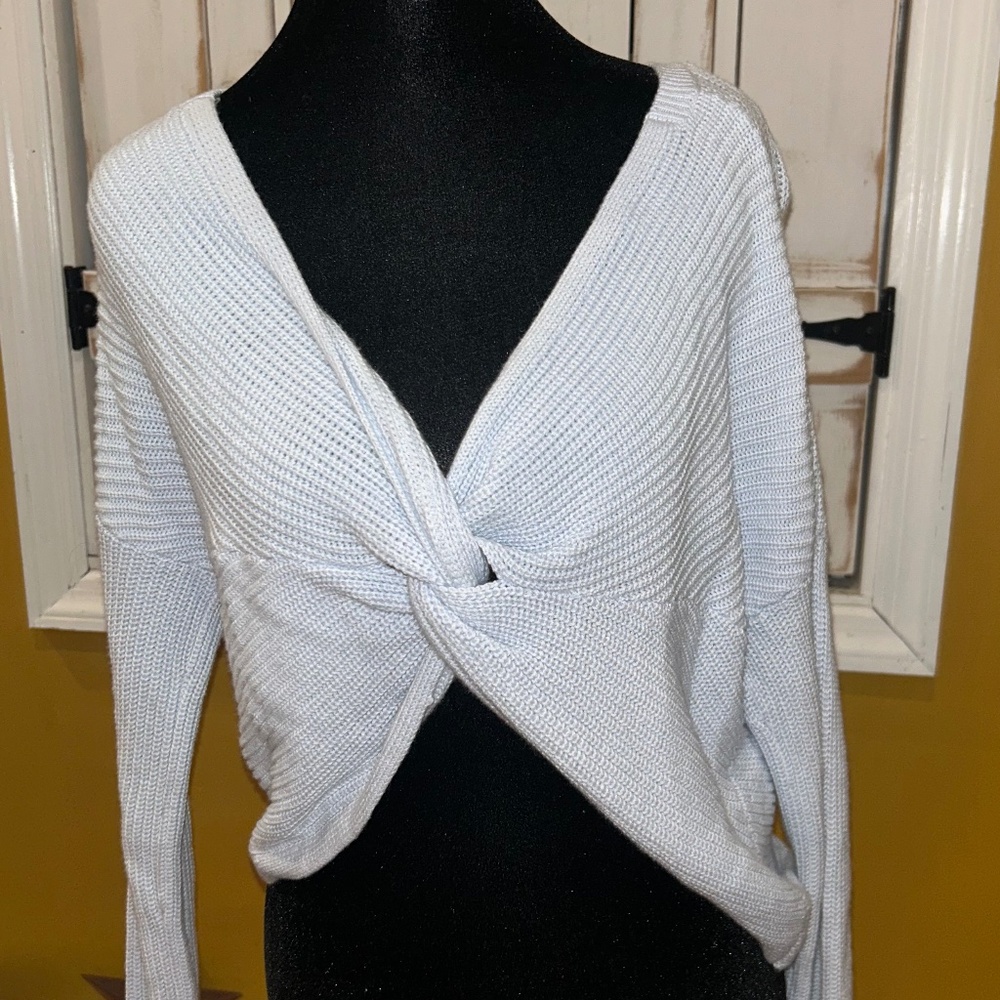 Hollister Reversible Twist Sweater